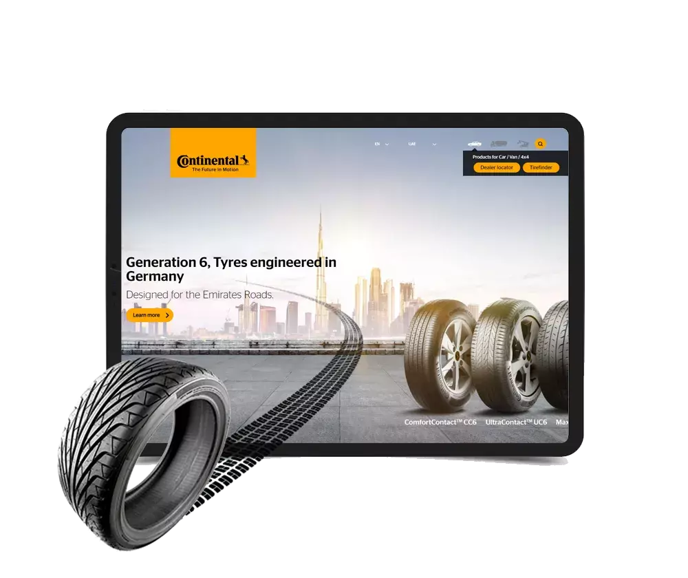 Continental Tires by Cynosure Designs